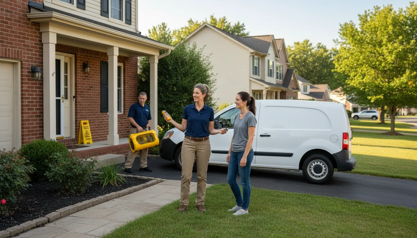Water restoration image for Water Damage & Restoration Services in Henryetta, OK